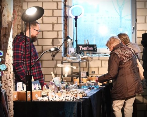 Weihnachtsmarktstand