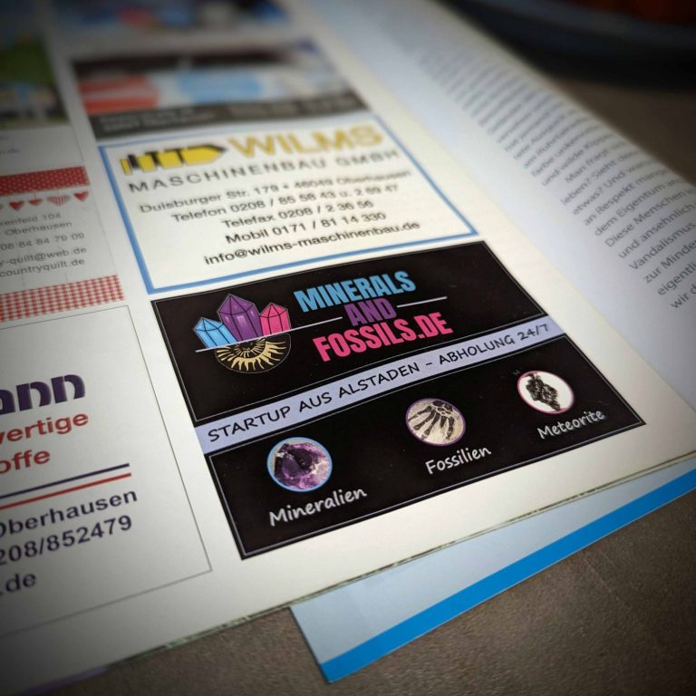 Lokale Werbung Printmedium